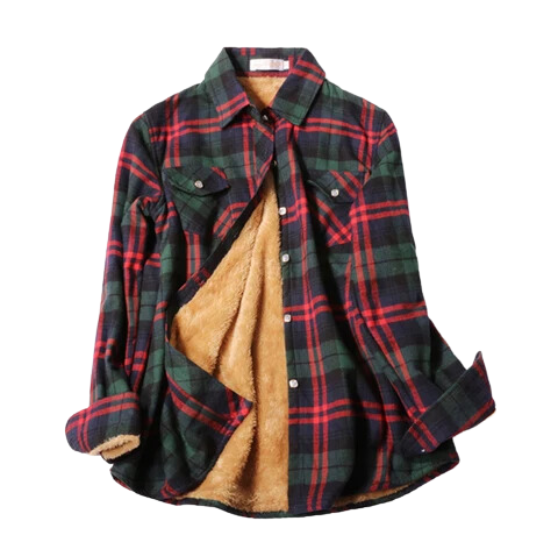 Camisa Xadrez Country  Unissex Forrada de Lã Térmica