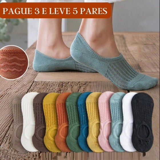 Cute Invisible Socks Anti-odor (Pague 3 e Ganhe mais 2 de brinde)