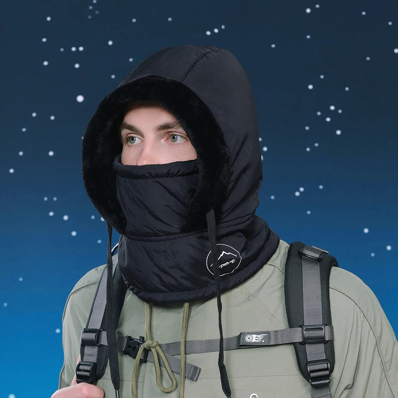 Balaclava Impermeável Com Forro Peluciado Térmico - Proteção Total karavelas black 55-60cm 