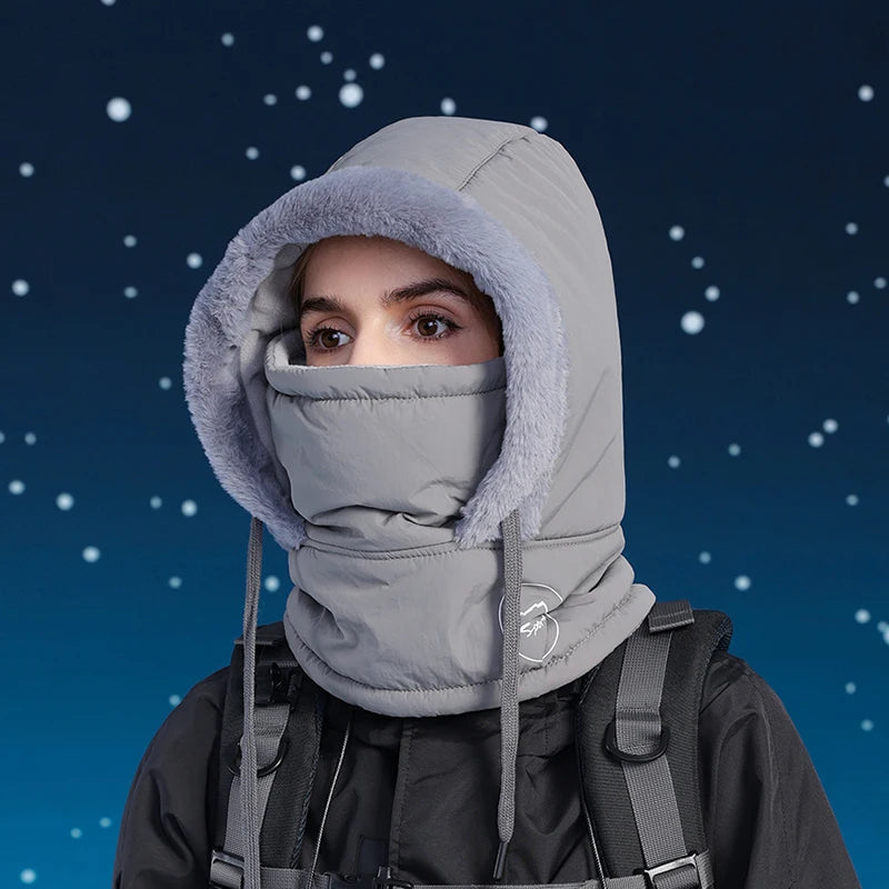 Balaclava Impermeável Com Forro Peluciado Térmico - Proteção Total karavelas dark grey 55-60cm 