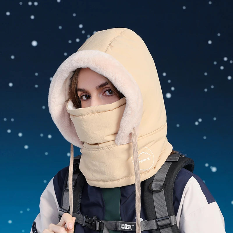 Balaclava Impermeável Com Forro Peluciado Térmico - Proteção Total karavelas khaki 55-60cm 