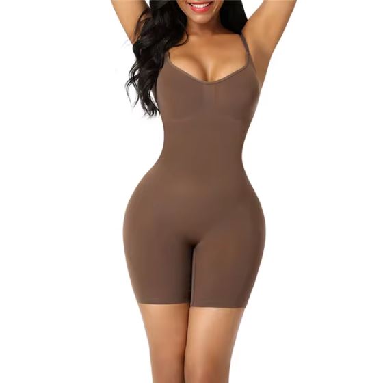 Body Shaper Curvas Deslumbrantes karavelas Marrom P 