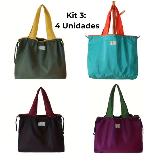 Bolsa Multifuncional Oxford À Prova D'Água karavelas Kit 3 - 4 Unidades 47x10x31 cm 