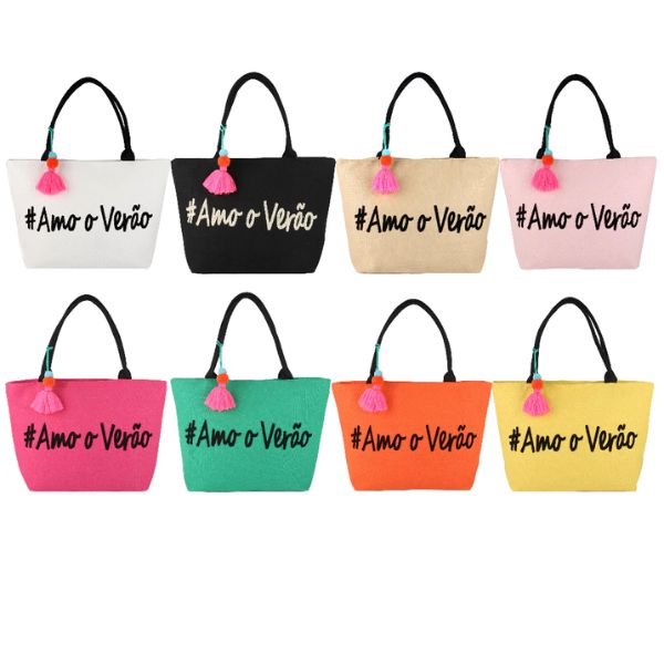 Bolsa Praia Amo o Verão karavelas 