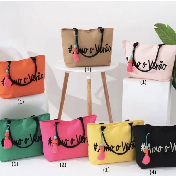 Bolsa Praia Amo o Verão karavelas 