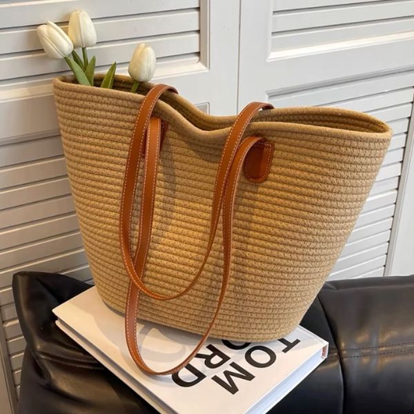 Bolsa Praia Caraíva Palha karavelas Cáqui 