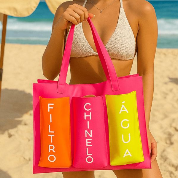 Bolsa Praia em Silicone Impermeável karavelas 