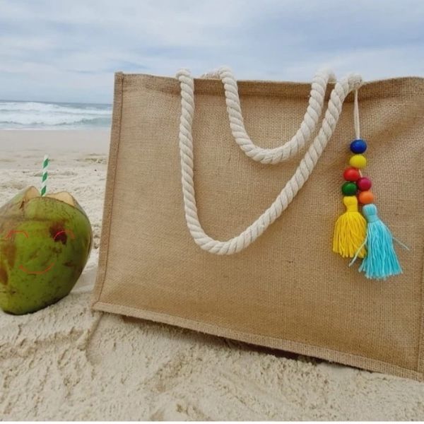 Bolsa Praia Juta Ipanema Impermeável karavelas 