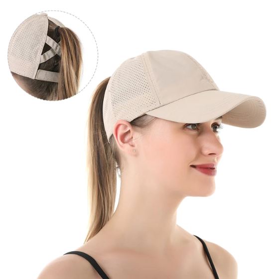 Boné Ponytail Adventure Fit - Proteção UV+50 Boné karavelas 