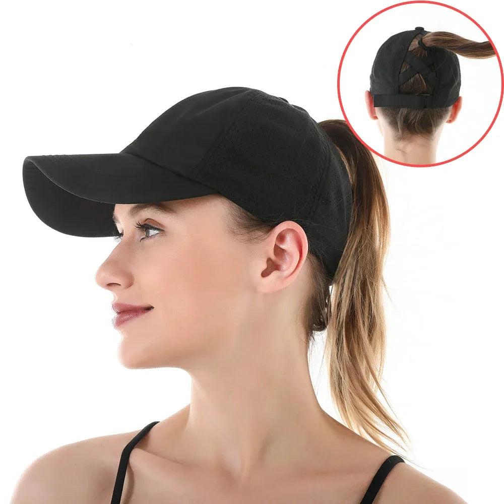 Boné Ponytail karavelas 