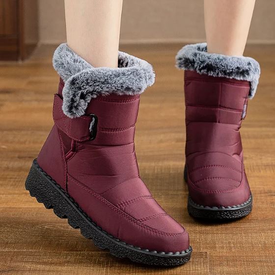 Bota Feminina Frost Style Forrada em Lã Sintética bota karavelas Bordô 34 