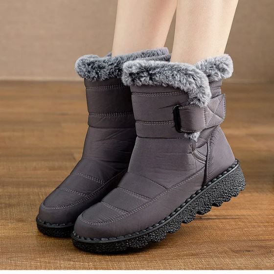 Bota Feminina Frost Style Forrada em Lã Sintética bota karavelas Cinza 34 