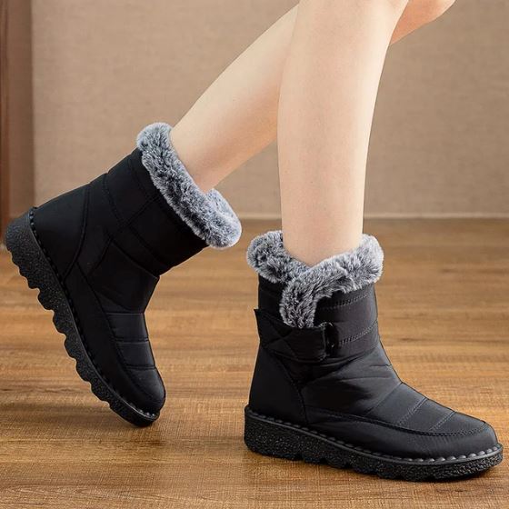 Bota Feminina Frost Style Forrada em Lã Sintética bota karavelas Preto 34 