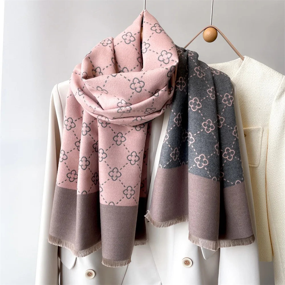 Cachecol Dual Luxo karavelas Rose 