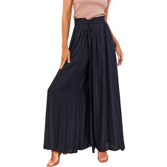 Calça Flare Cintura Alta Ultra Conforto karavelas Preto P 