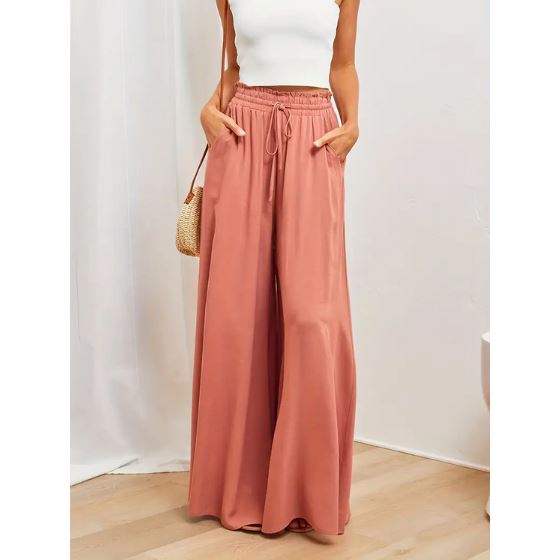 Calça Flare Cintura Alta Ultra Conforto karavelas Terracota P 