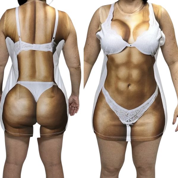 Camiseta Corpo Lingerie do Pecado karavelas Branco 