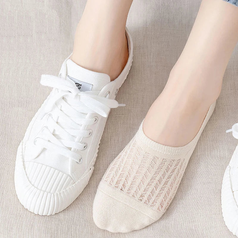 Cute Invisible Socks Anti-odor (Pague 3 e Ganhe mais 2 de brinde) karavelas 
