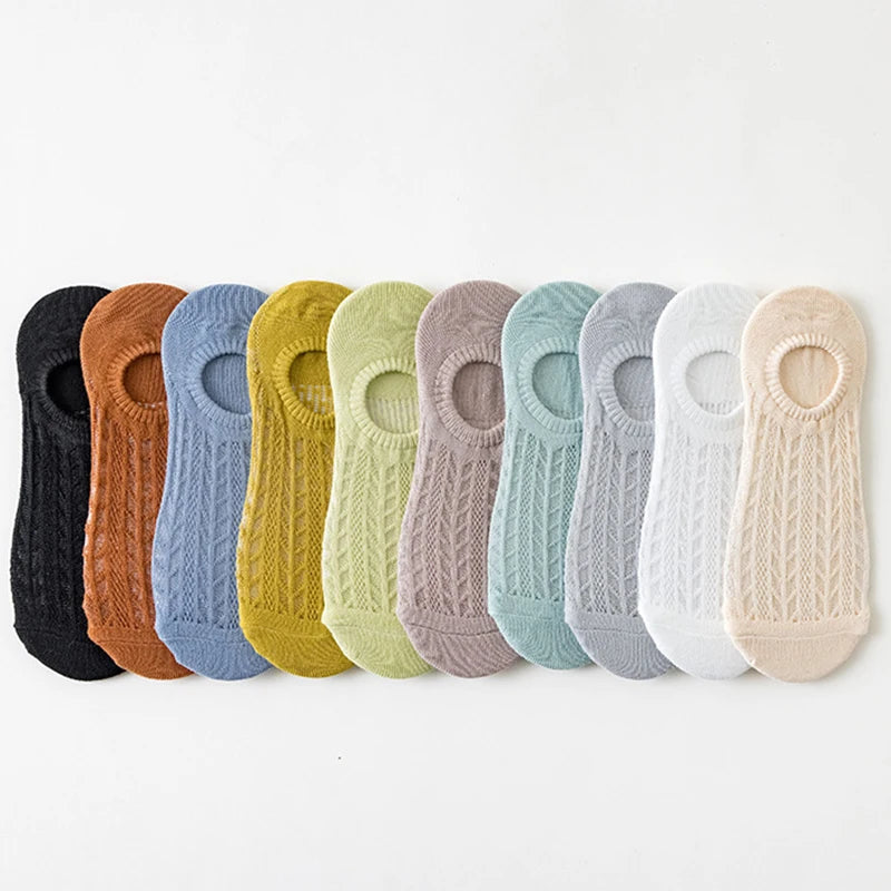 Cute Invisible Socks Anti-odor (Pague 3 e Ganhe mais 2 de brinde) karavelas 