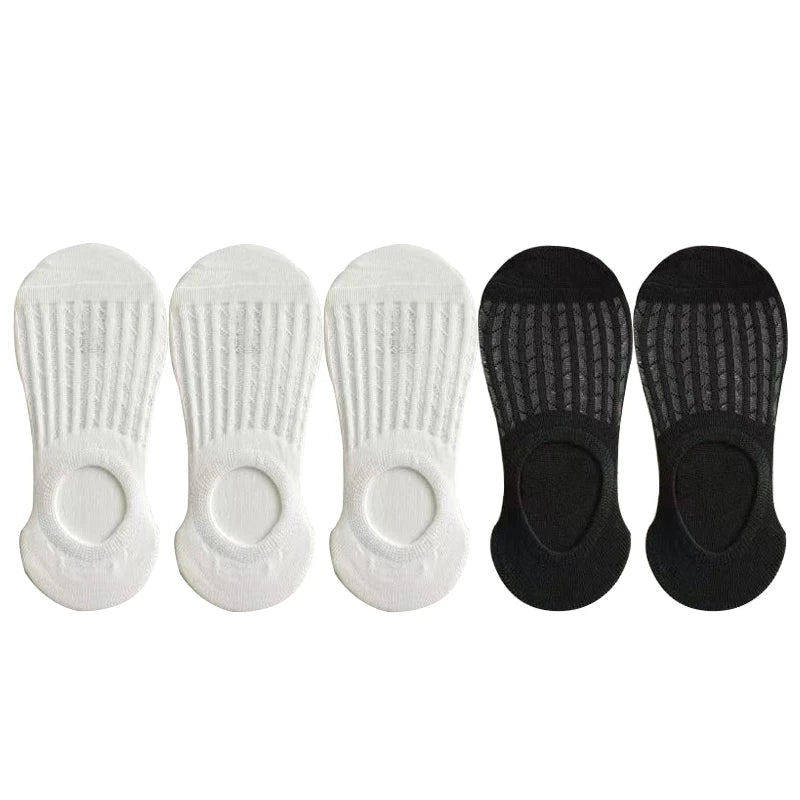 Cute Invisible Socks Anti-odor (Pague 3 e Ganhe mais 2 de brinde) karavelas D 35-39 