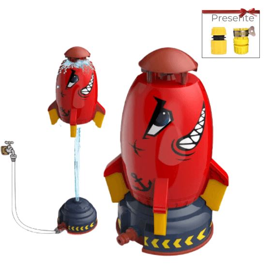 Foguete Diversão AquaGiro - Lançamento Verão 2023/2024 karavelas Vermelho + Brinde 