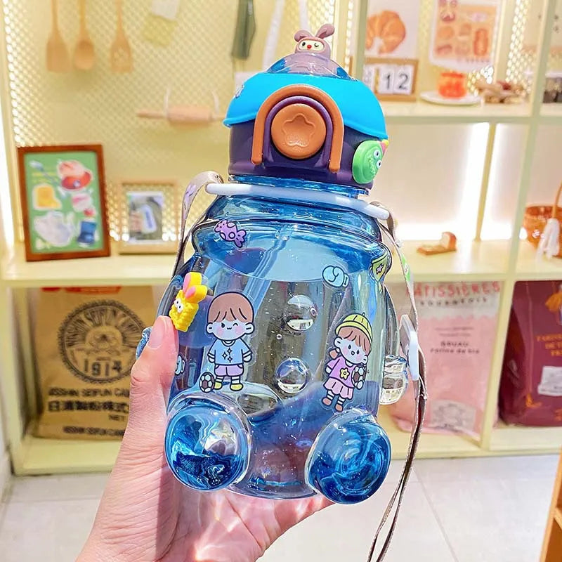 Garrafa de Água Infantil Decorada - 1 Litro karavelas 