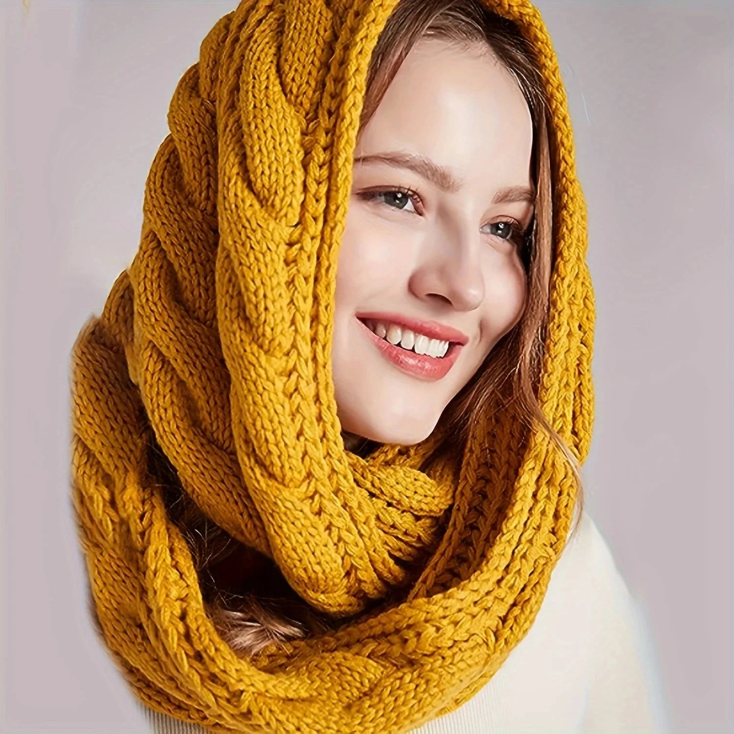 Gola Pelúcia Tricô 3 em 1 – Conforto e Estilo no Frio karavelas 