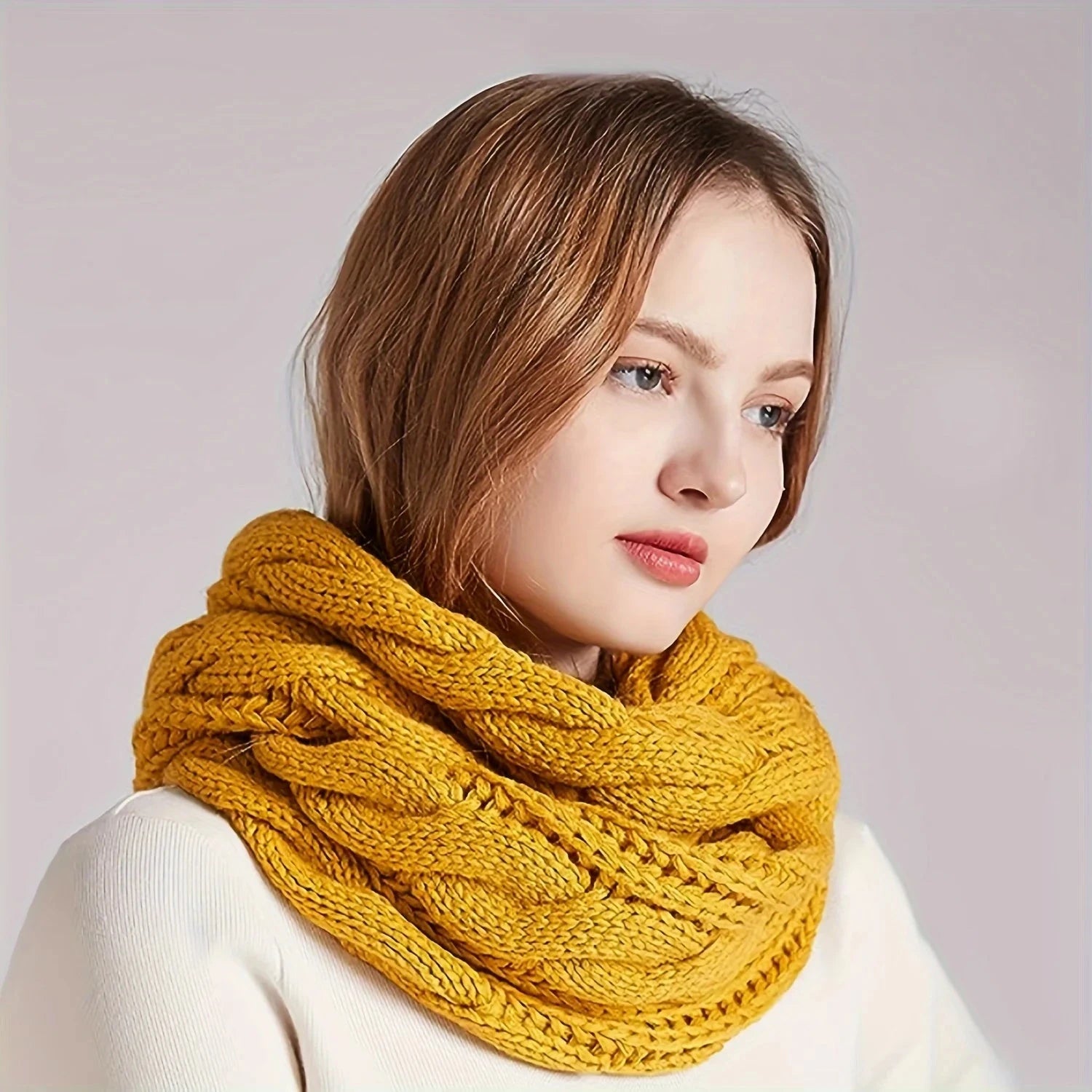 Gola Pelúcia Tricô 3 em 1 – Conforto e Estilo no Frio karavelas 