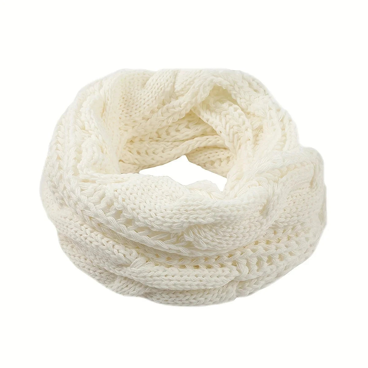 Gola Pelúcia Tricô 3 em 1 – Conforto e Estilo no Frio karavelas Branco One Size 
