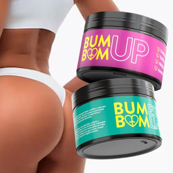 Kit Bumbum Perfeito 2 Potes: Esfoliante + Firmador – Elimine Celulites, Estrias e Flacidez! karavelas 