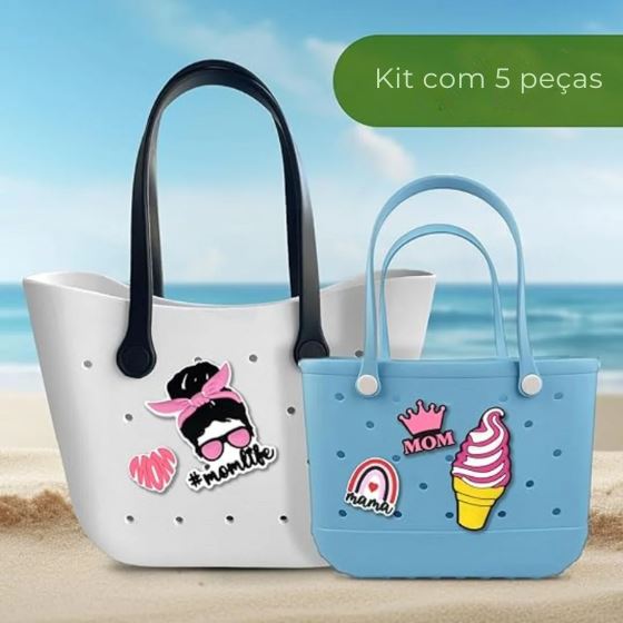 Kit Com 5 Peças de Pingentes Bag Summer - Diversos karavelas 