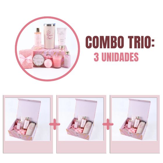 Kit Spa Elegance Luxo - 9 Itens karavelas Combo Trio: 3 unidades 