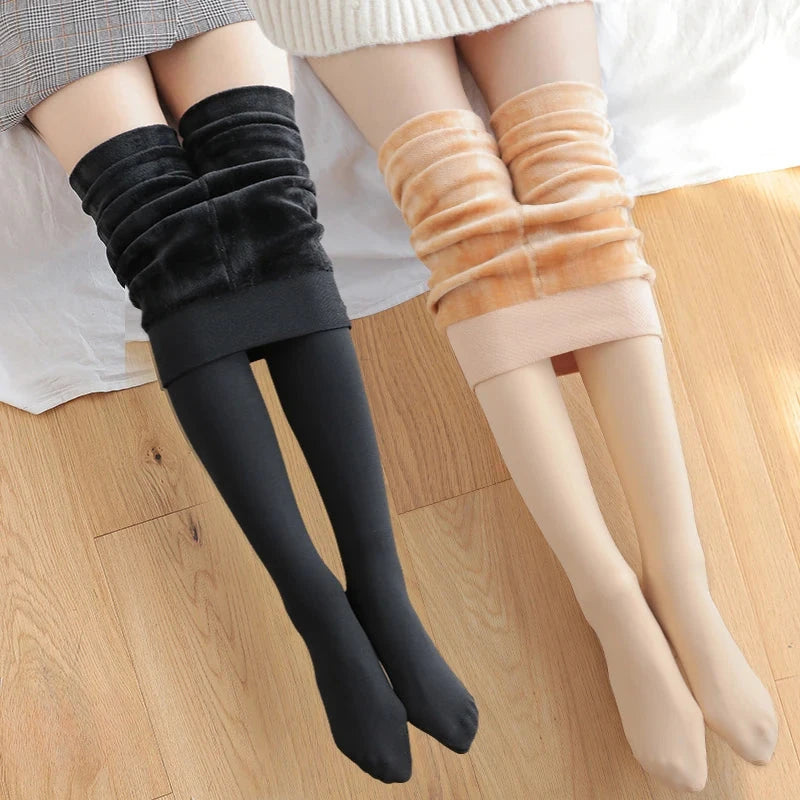 Meia Calça Snug Peluciada Térmica – Compre 1 e Leve 2 karavelas 1 Preta + 1 Nude Único 
