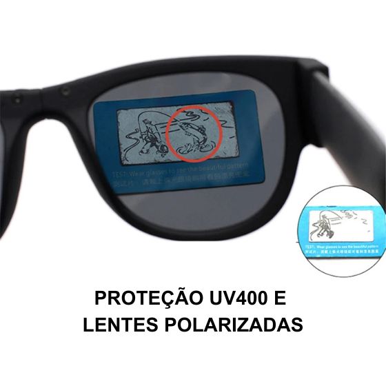 OclyFlex - Óculos de Sol Polarizados Dobráveis Unissex karavelas 