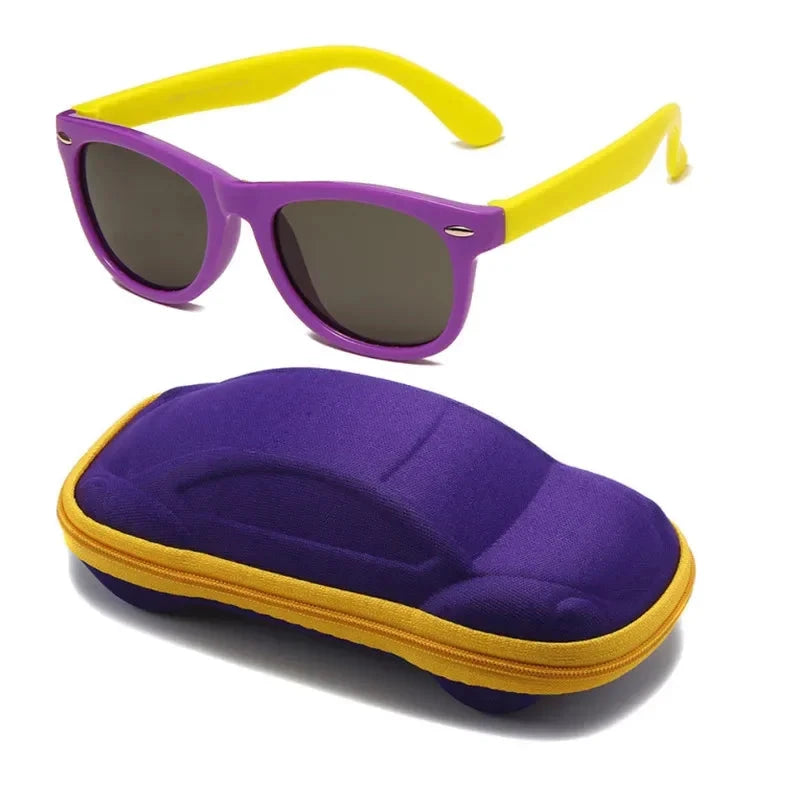 Óculos de Sol de Silicone Flexível com Estojo - PROMOÇÃO DE FÉRIA karavelas 