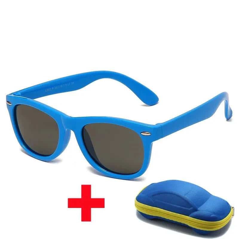 Óculos de Sol de Silicone Flexível com Estojo - PROMOÇÃO DE FÉRIA karavelas 