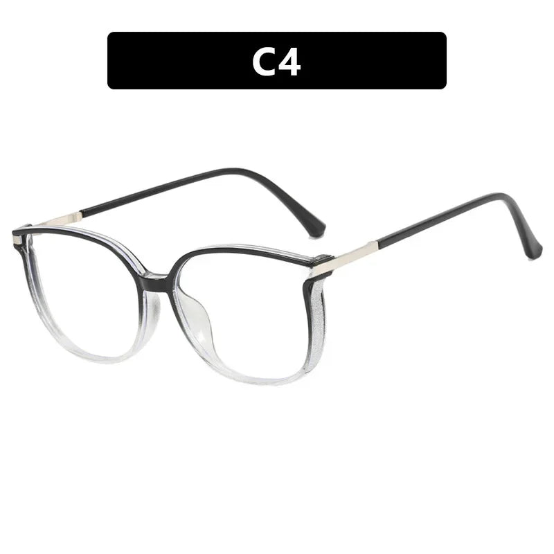 Óculos Feminino Charming Diamond Ultra Leve com Lente Anti Luz Azul karavelas Preto Suave 