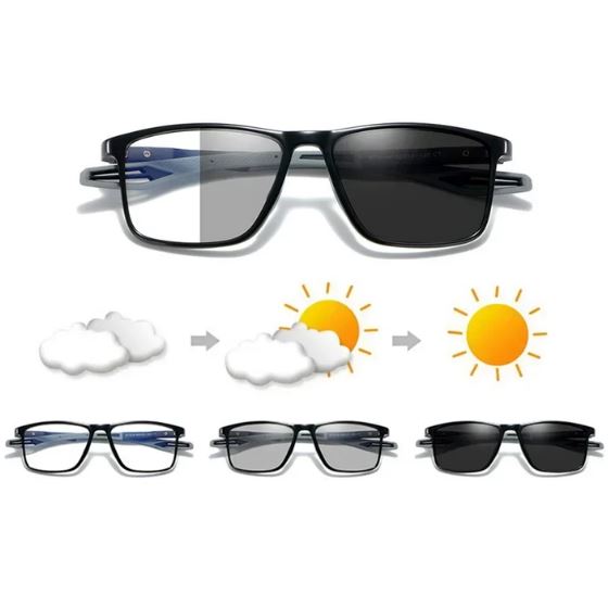 Óculos FlexSport Ultraleve Com Proteção Contra Luz Azul e Lentes Fotocromáticas karavelas 