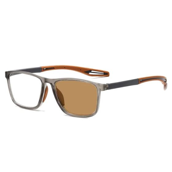 Óculos FlexSport Ultraleve Com Proteção Contra Luz Azul e Lentes Fotocromáticas karavelas Laranjado (Fotocromática Marrom) 0 