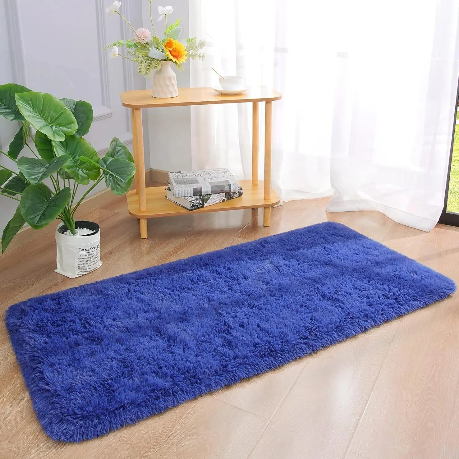 Passadeira Kelly Super Macia - 2.00 x 0.60 karavelas Azul 2,00X0,60m 
