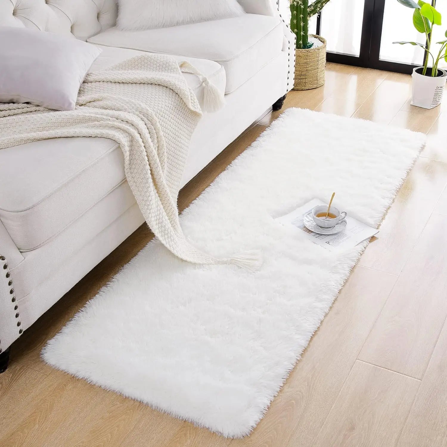 Passadeira Kelly Super Macia - 2.00 x 0.60 karavelas Branco 2,00X0,60m 
