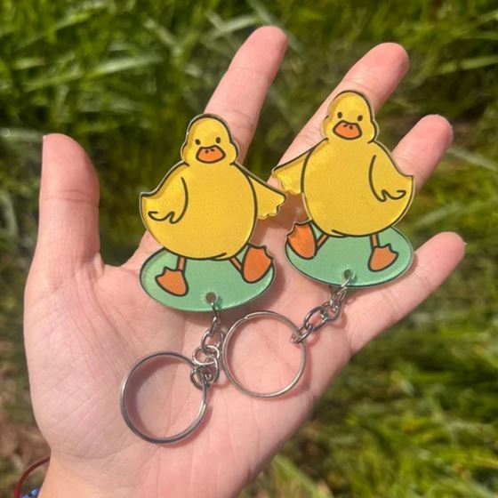 Porta Chave Casal de Patinho - Te Amo "Patoda" Vida karavelas 