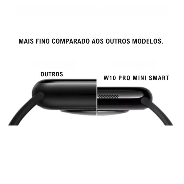Relógio W10 Pro Mini Smart - Lançamento 2025 karavelas 