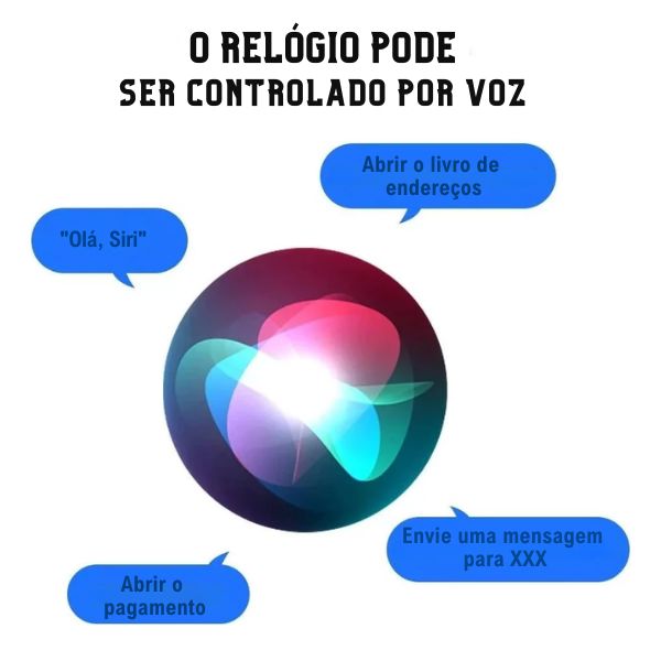 Relógio W10 Pro Mini Smart - Lançamento 2025 karavelas 