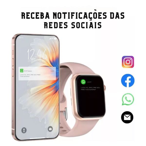 Relógio W10 Pro Mini Smart - Lançamento 2025 karavelas 