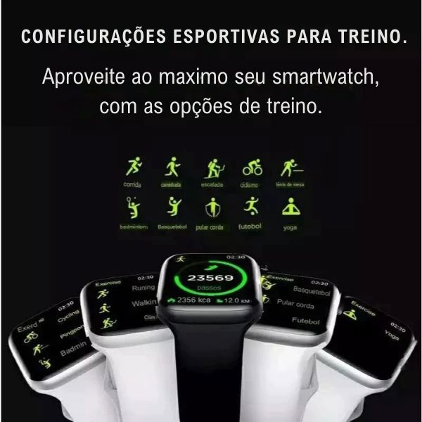 Relógio W10 Pro Mini Smart - Lançamento 2025 karavelas 