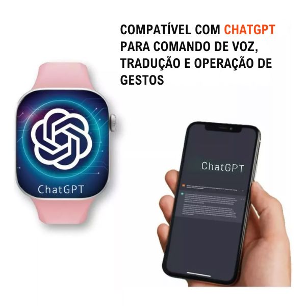 Relógio W10 Pro Mini Smart - Lançamento 2025 karavelas 