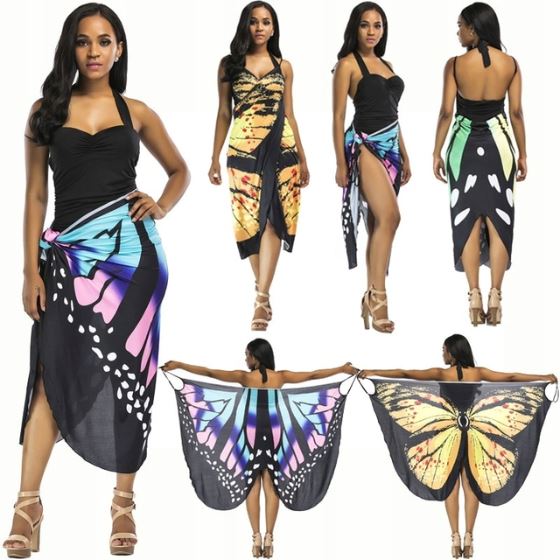 Saida de Praia Veste Fácil Butterfly karavelas 