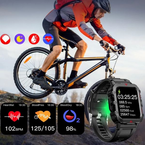 Smartwatch PulseXtreme À Prova D'água - Lançamento 2025 karavelas 