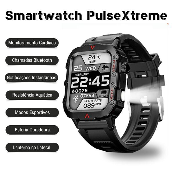 Smartwatch PulseXtreme À Prova D'água - Lançamento 2025 karavelas 